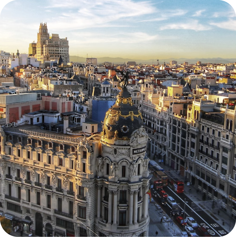 Madrid skyline